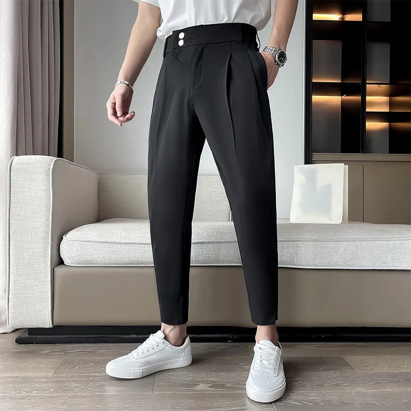 Men's Business Casual Slim Fit Dress Pants