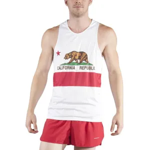 Men's Competitor Lite Printed Singlet [C] - California