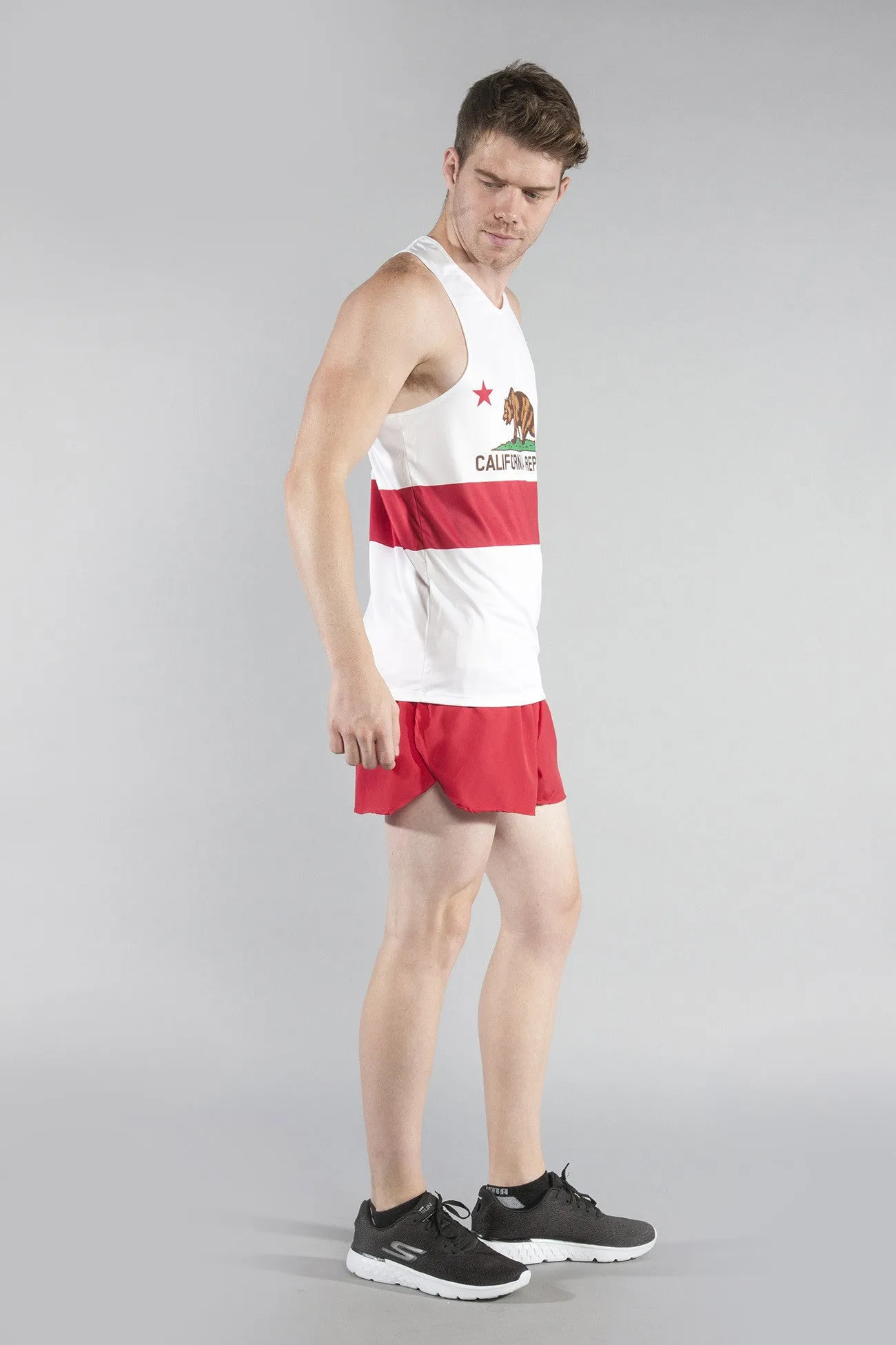 Men's Competitor Lite Printed Singlet [C] - California