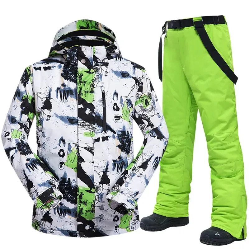 Men's Ski Snowboard Snow Jacket And Pants Sets