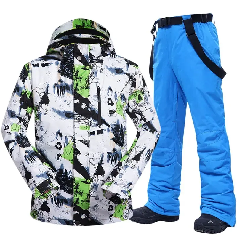 Men's Ski Snowboard Snow Jacket And Pants Sets