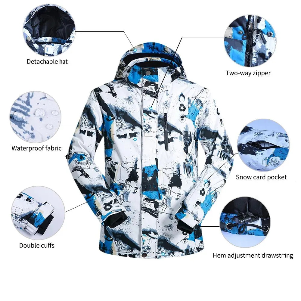 Men's Ski Snowboard Snow Jacket And Pants Sets