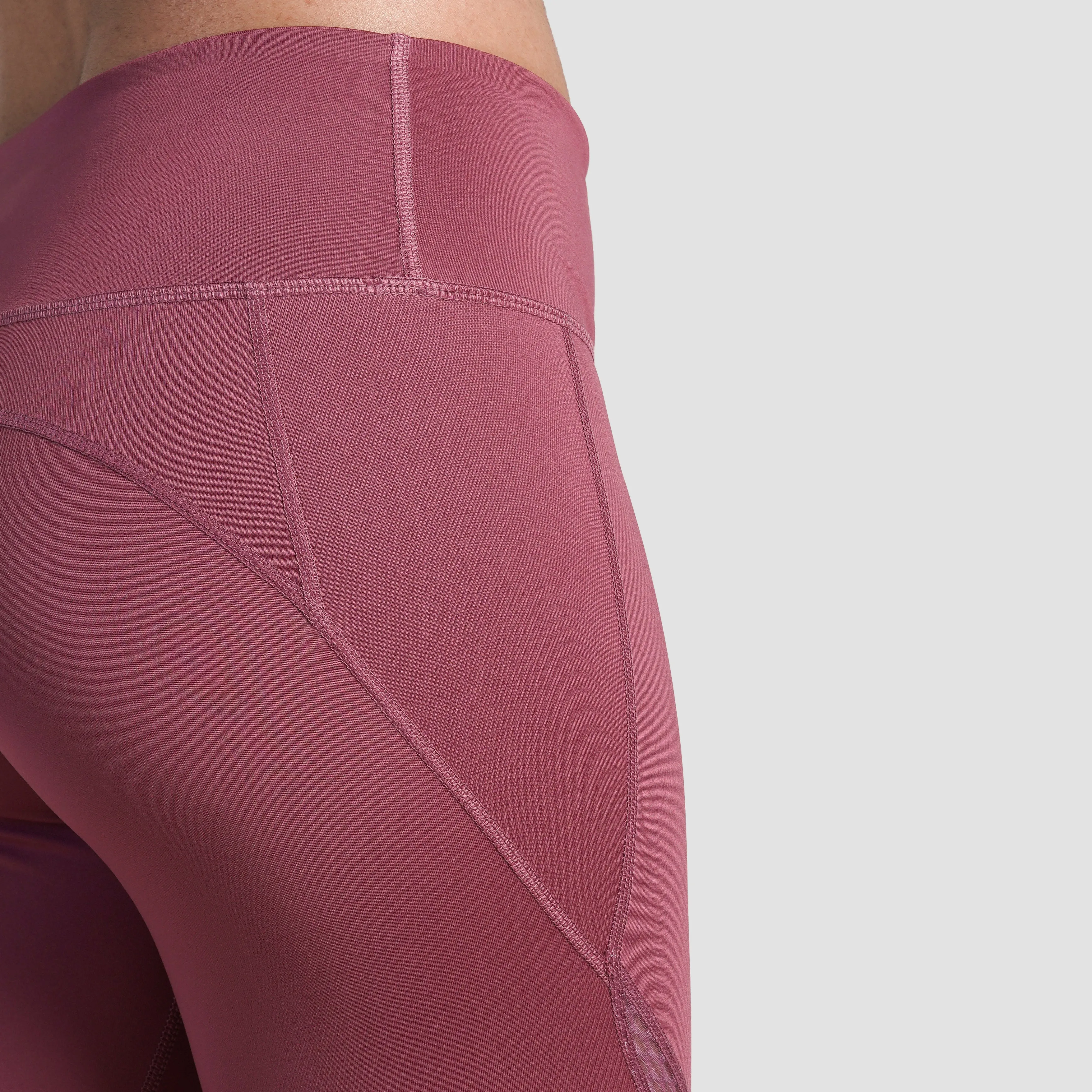 Mesh Pulse Leggings (Dusty Pink)