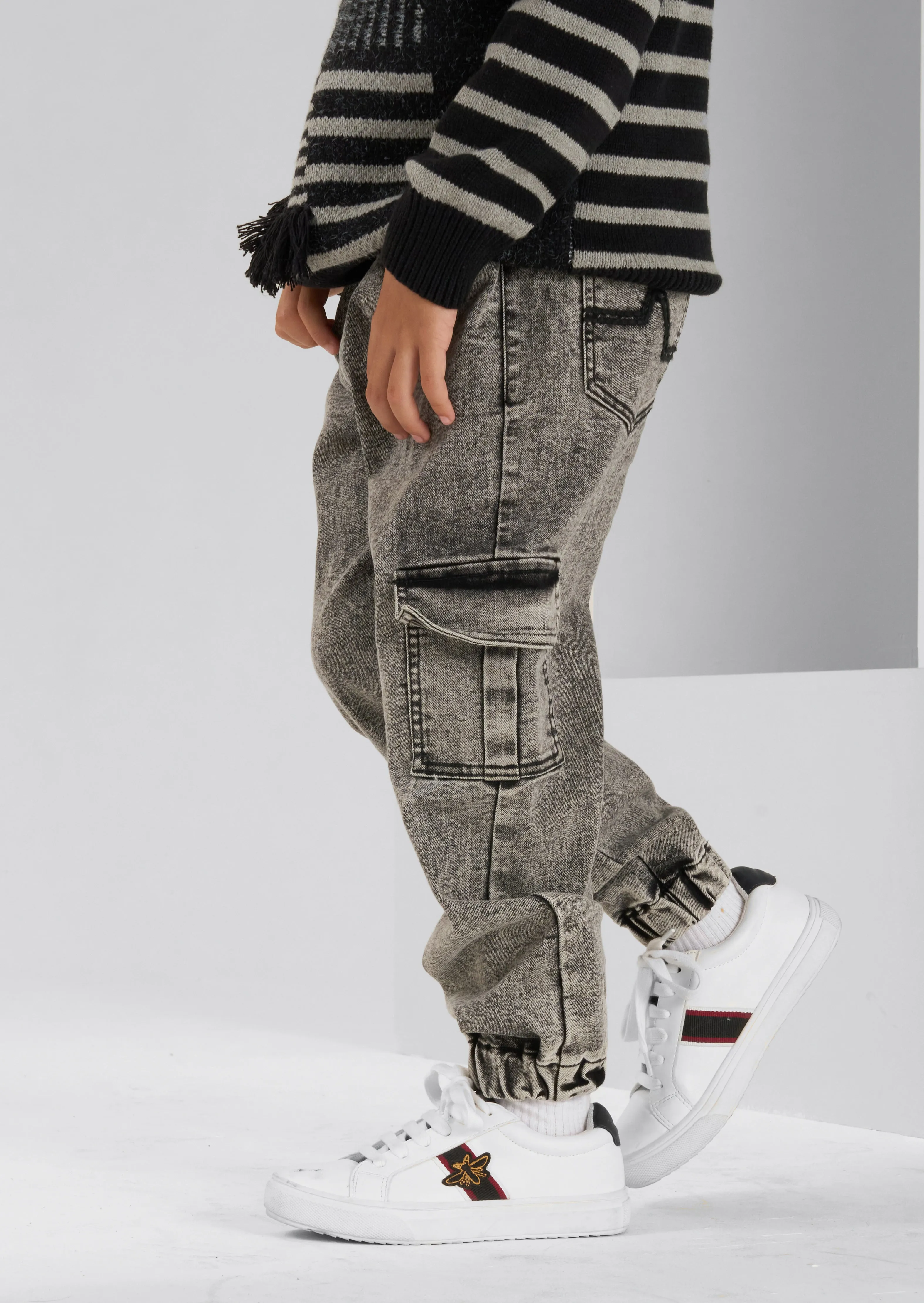 Nile Grey Washed Jogger Jean