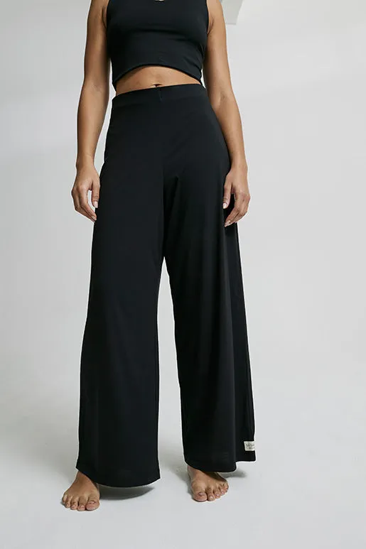 OH OH OM Wide Leg Pants Black