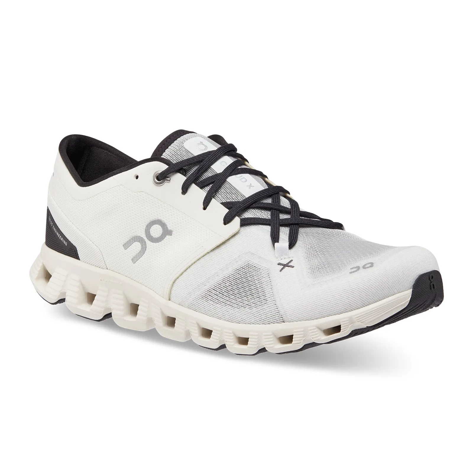 On Running Cloud X 3 Running Shoe (Men) - Ivory/Black