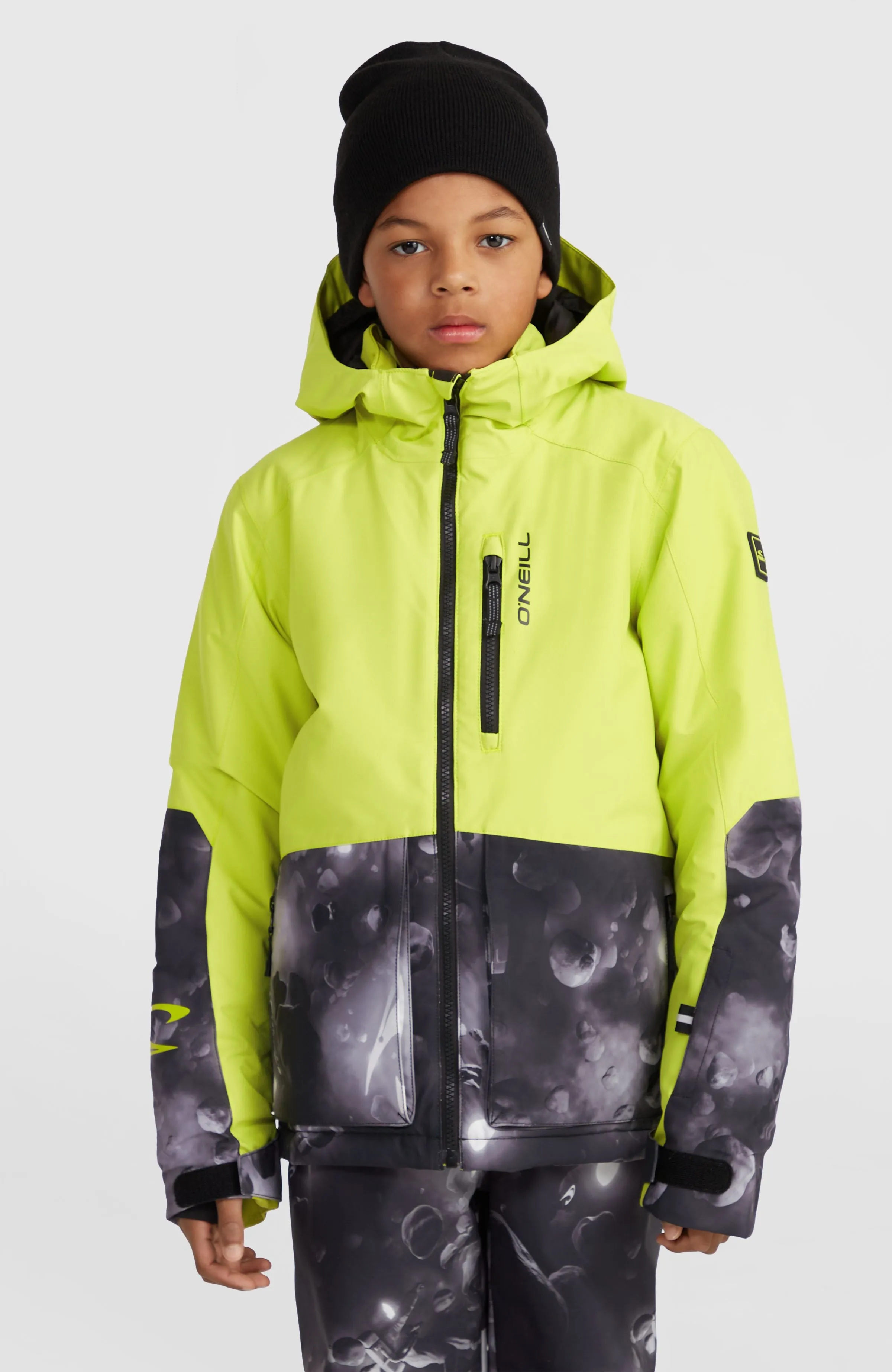 O'Riginals Block Snow Jacket | Black Spacedout