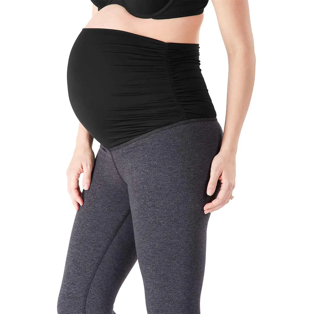 Outlet - Belly Bandit Activewear Capris - Charcoal