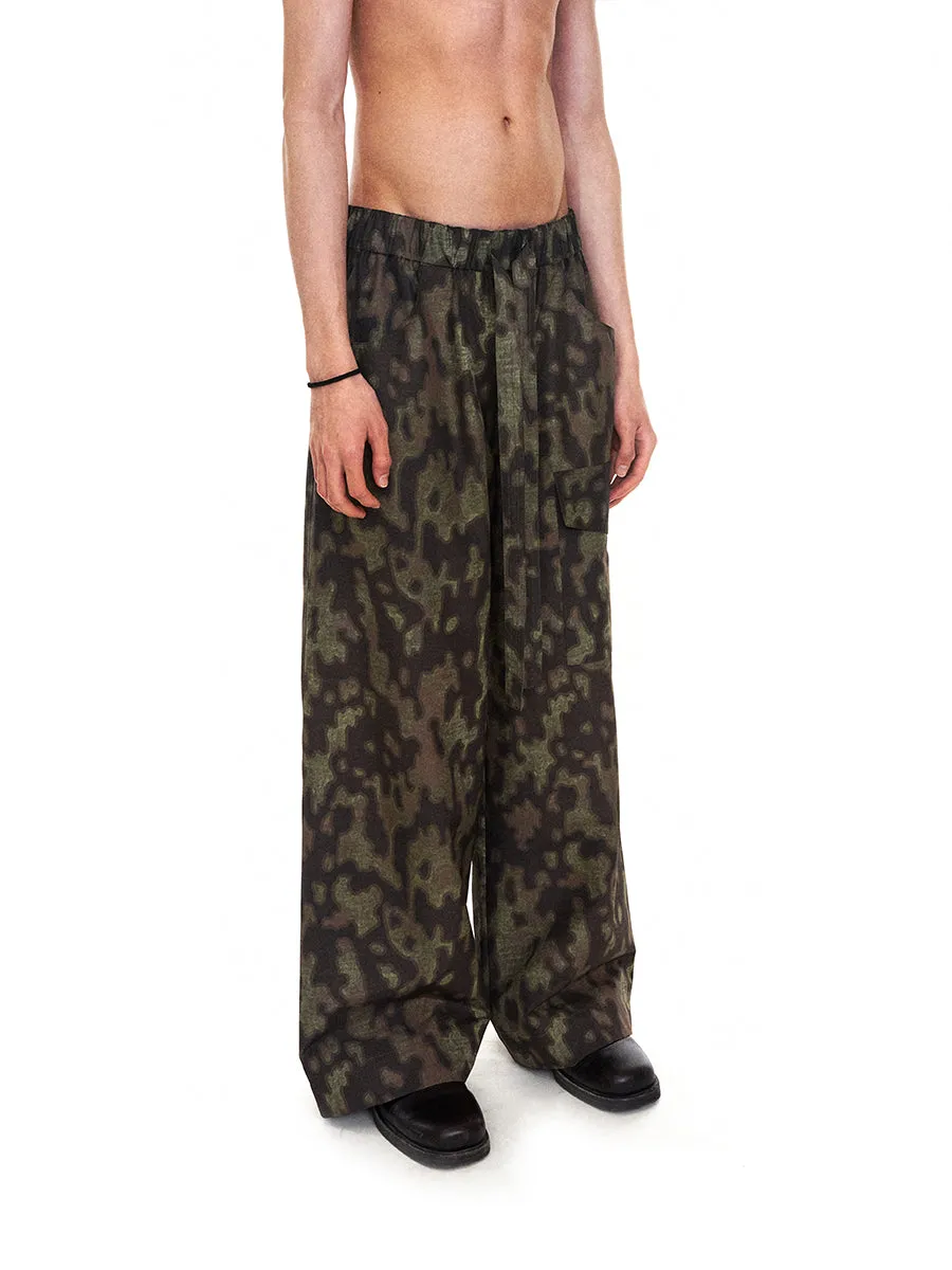 Quick-drying loose-fitting wide casual pants