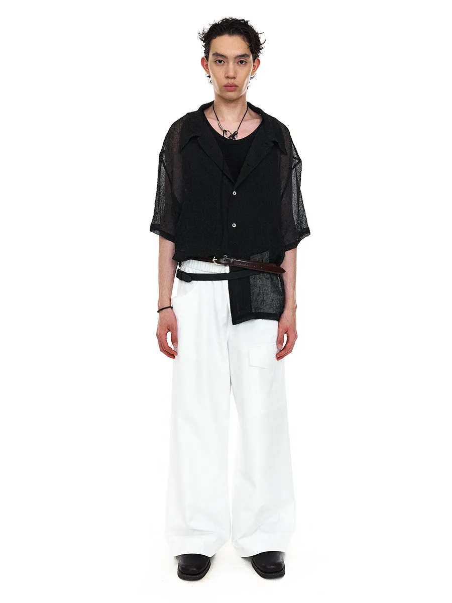 Quick-drying loose-fitting wide casual pants