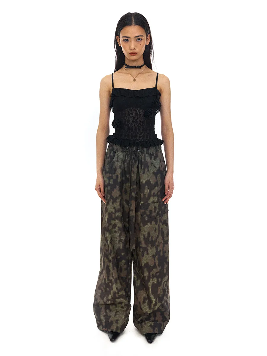 Quick-drying loose-fitting wide casual pants