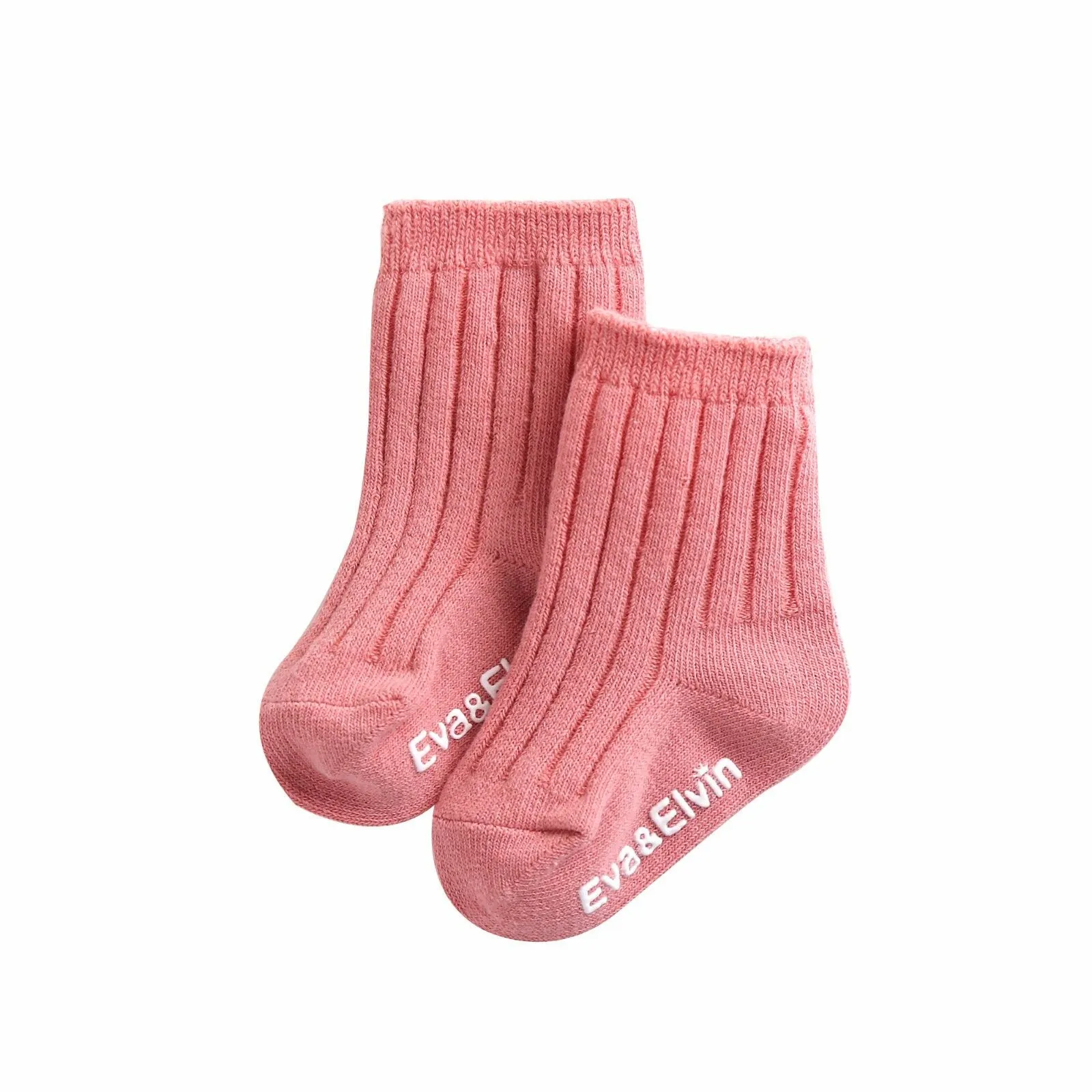 RunRun Pink Ribbed Socks