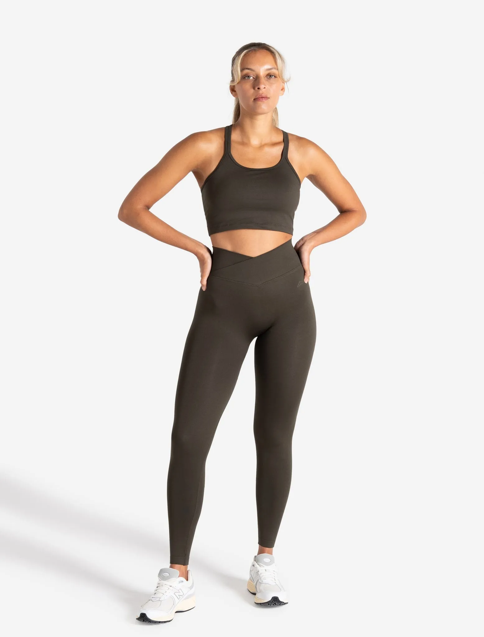 Sculpt Seamless Scrunch Leggings - Olive