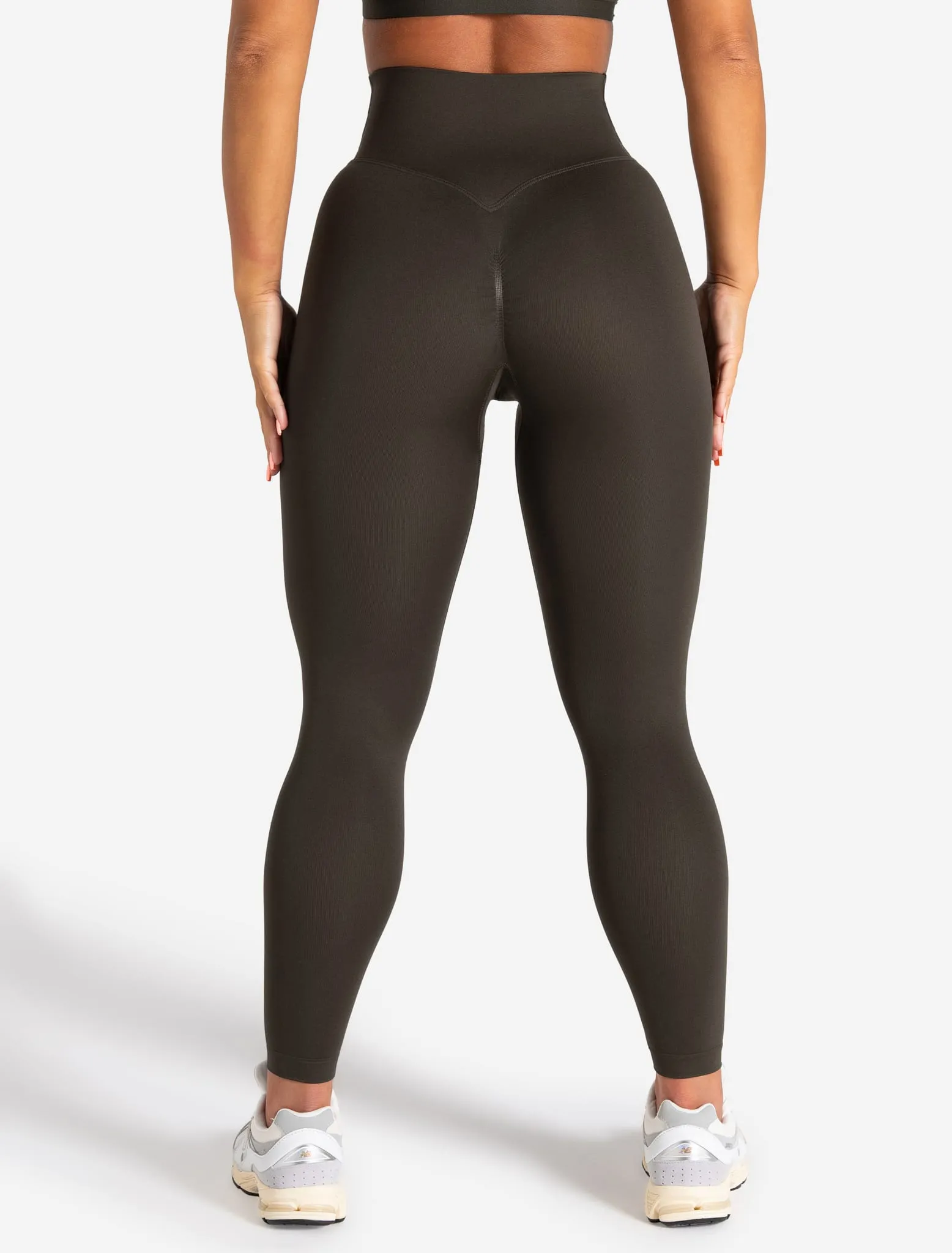 Sculpt Seamless Scrunch Leggings - Olive