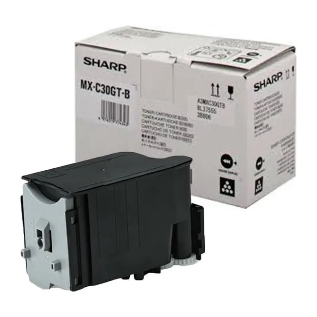 Sharp Toner Cartridge Mx-C30gt-B - Black