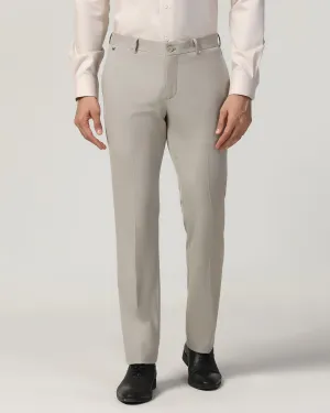 Slim Fit B-91 Formal Beige Textured Trouser - Beetle