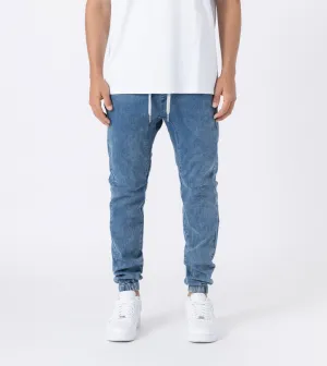 Sureshot Mid Rise Denim Jogger Essential Blue