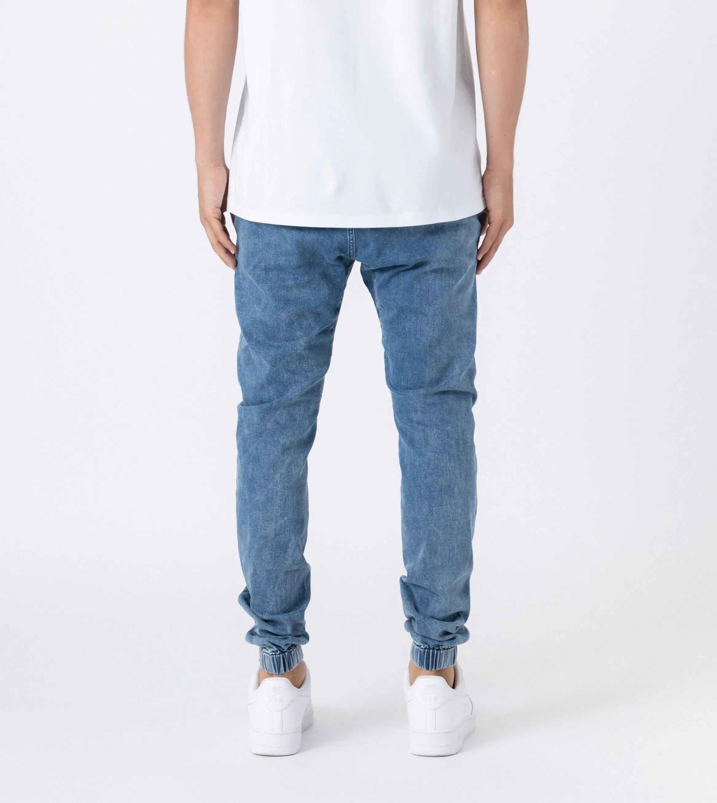 Sureshot Mid Rise Denim Jogger Essential Blue