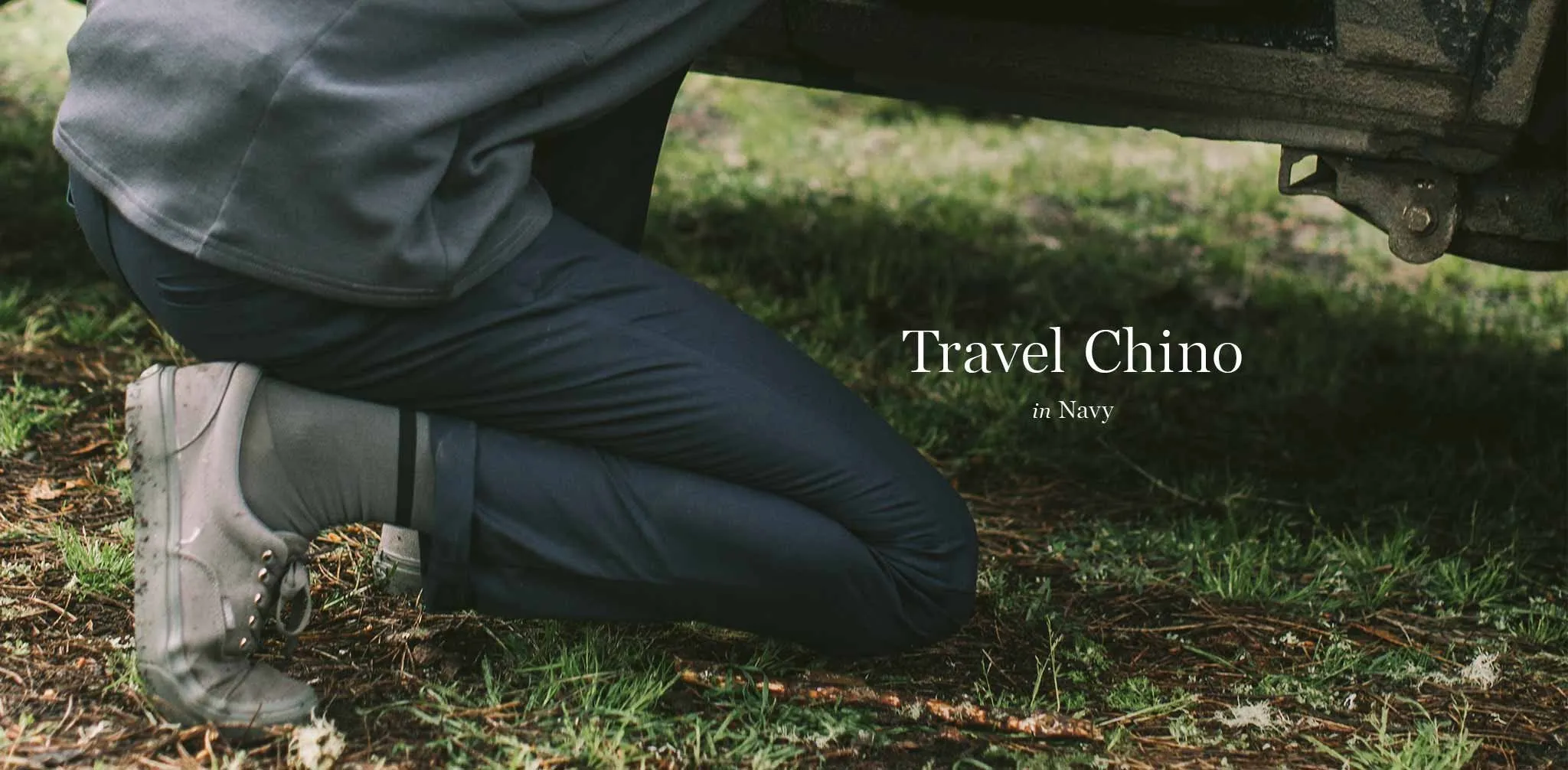 The Travel Chino in Navy