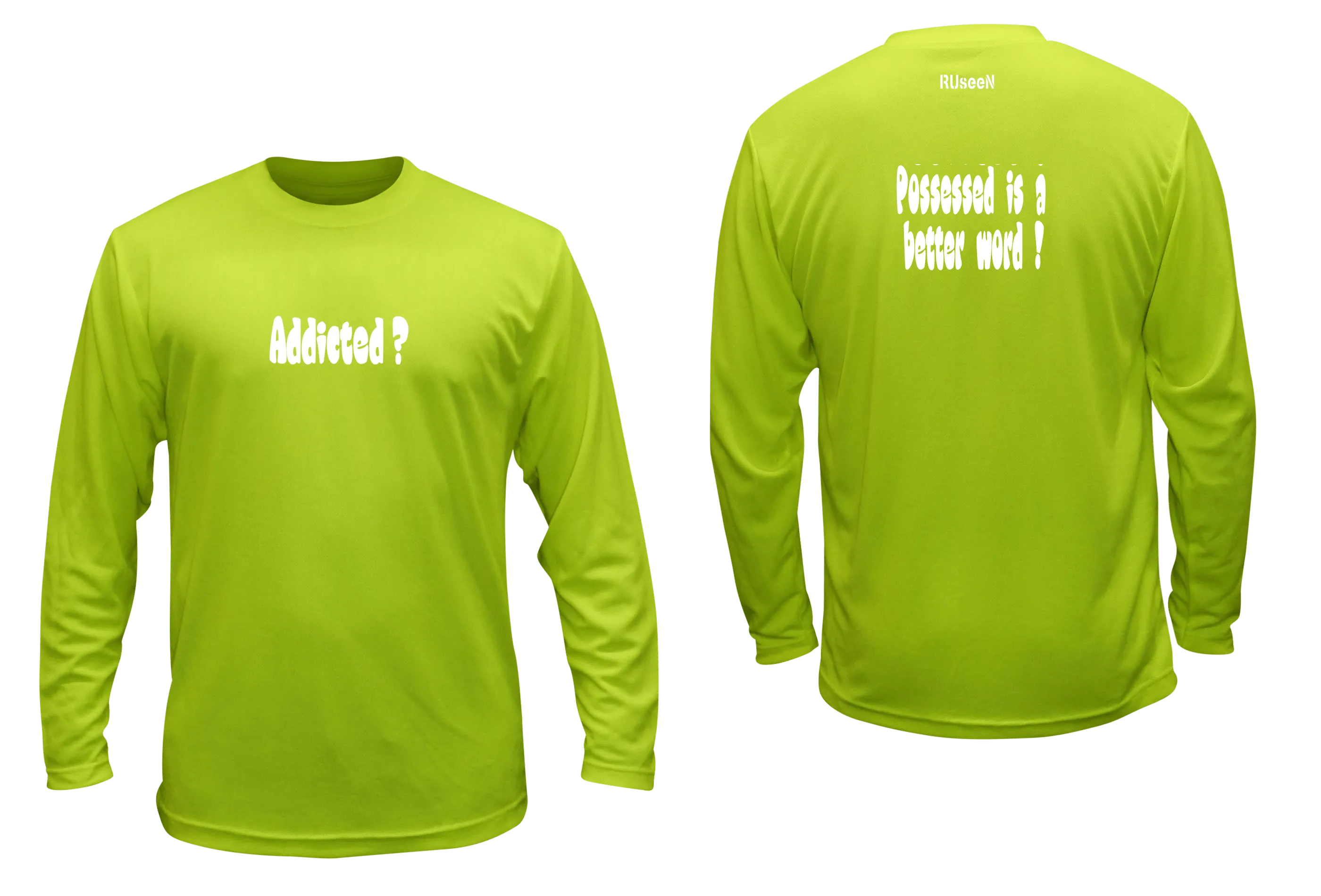 Unisex Reflective Long Sleeve Shirt - Addicted - Overstocks