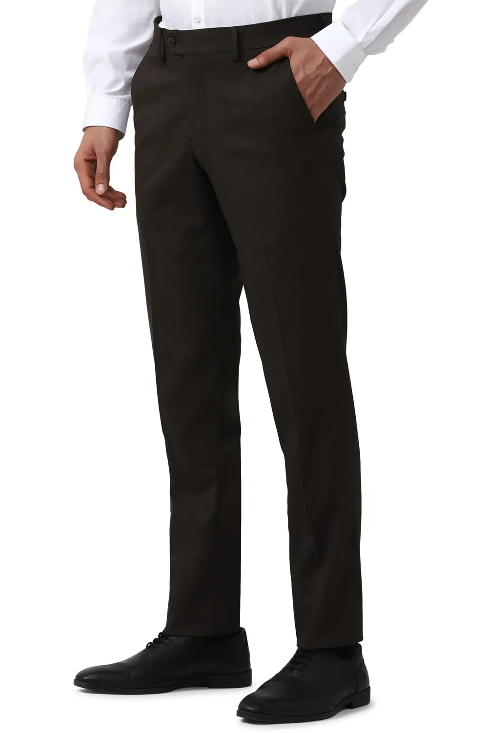 Van Heusen Men's Regular Pants (VHTPFCPB580616_Brown