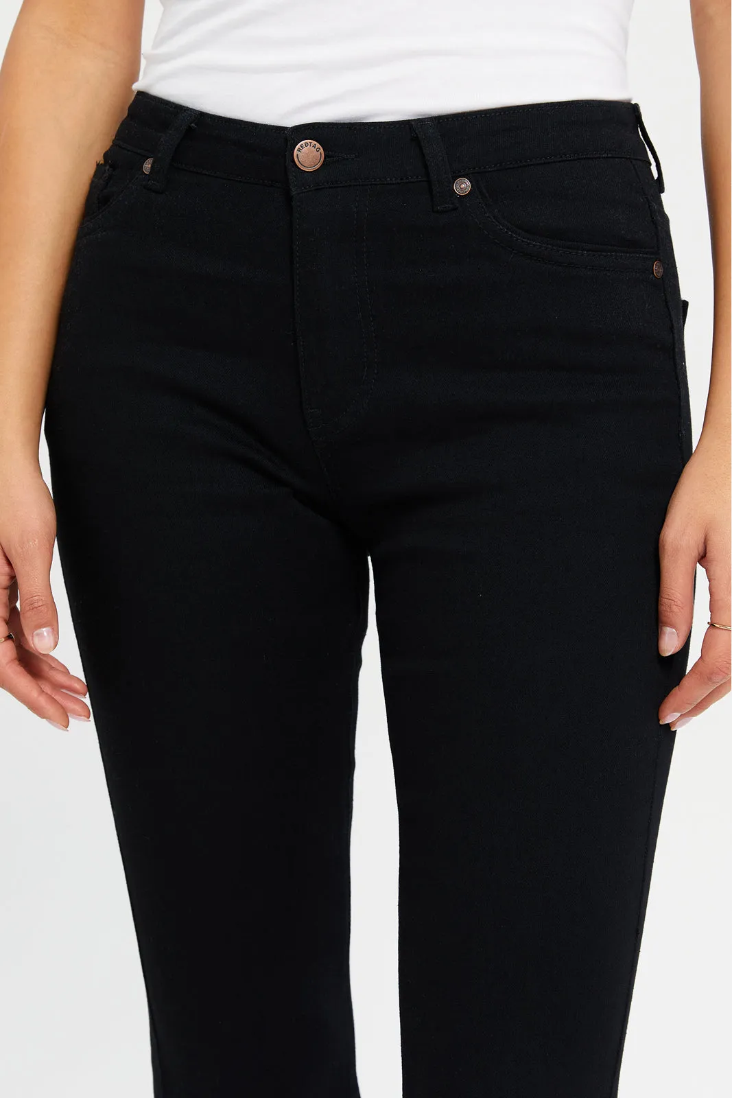 Women Black Flared Jeans