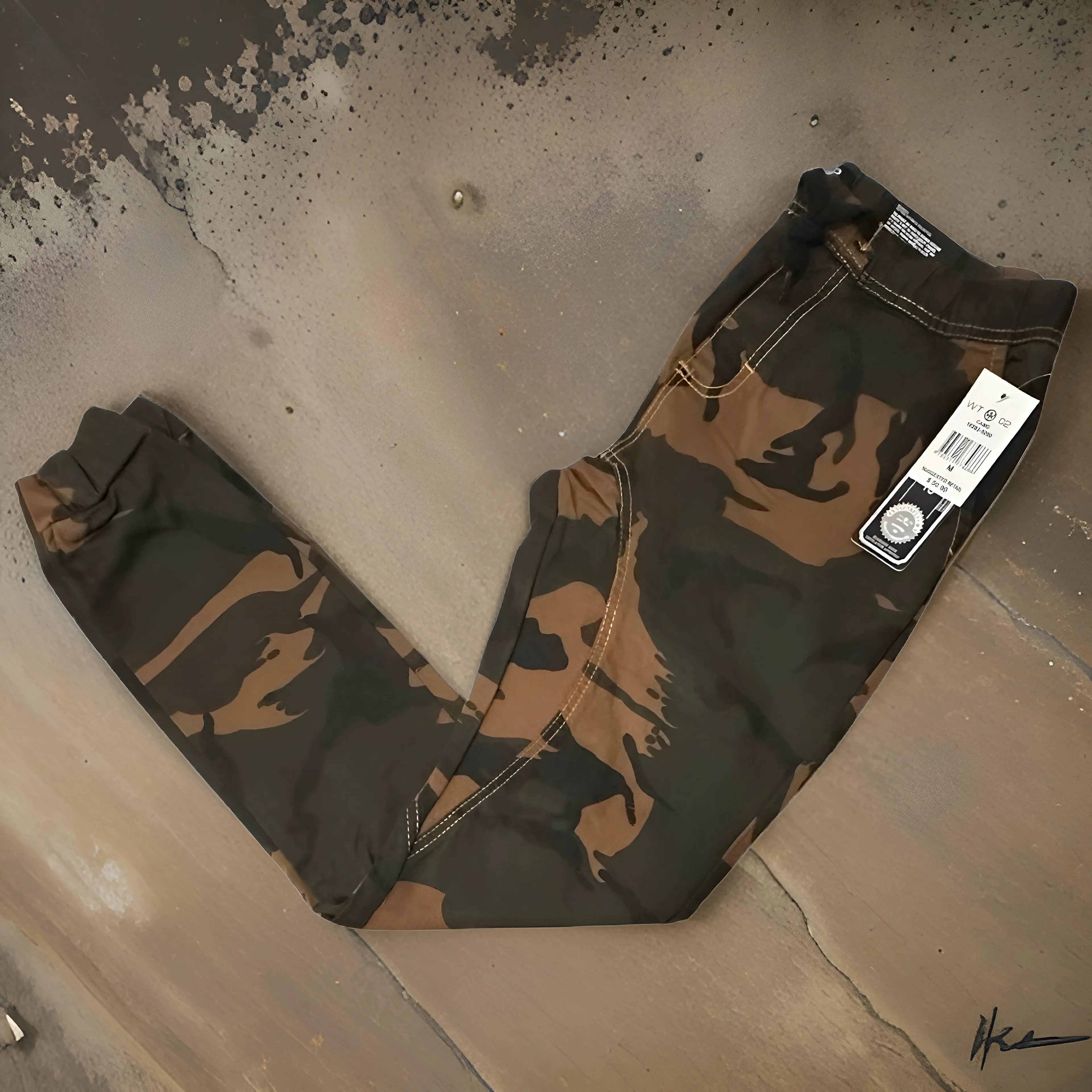 *WT02* CAMOUFLAGE JOGGER PANTS (COTTON)