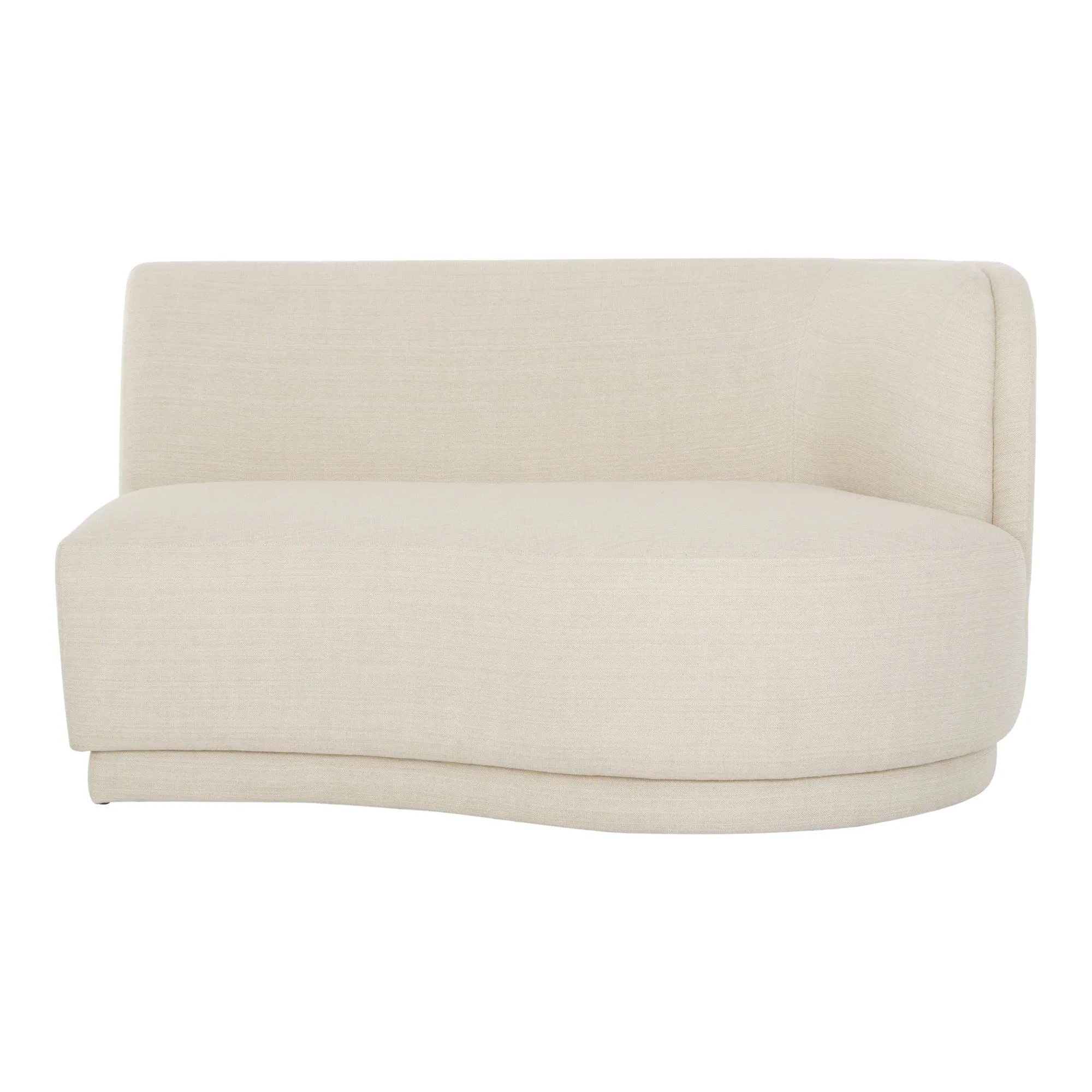 Yoon 2 Seat Chaise Right Cream