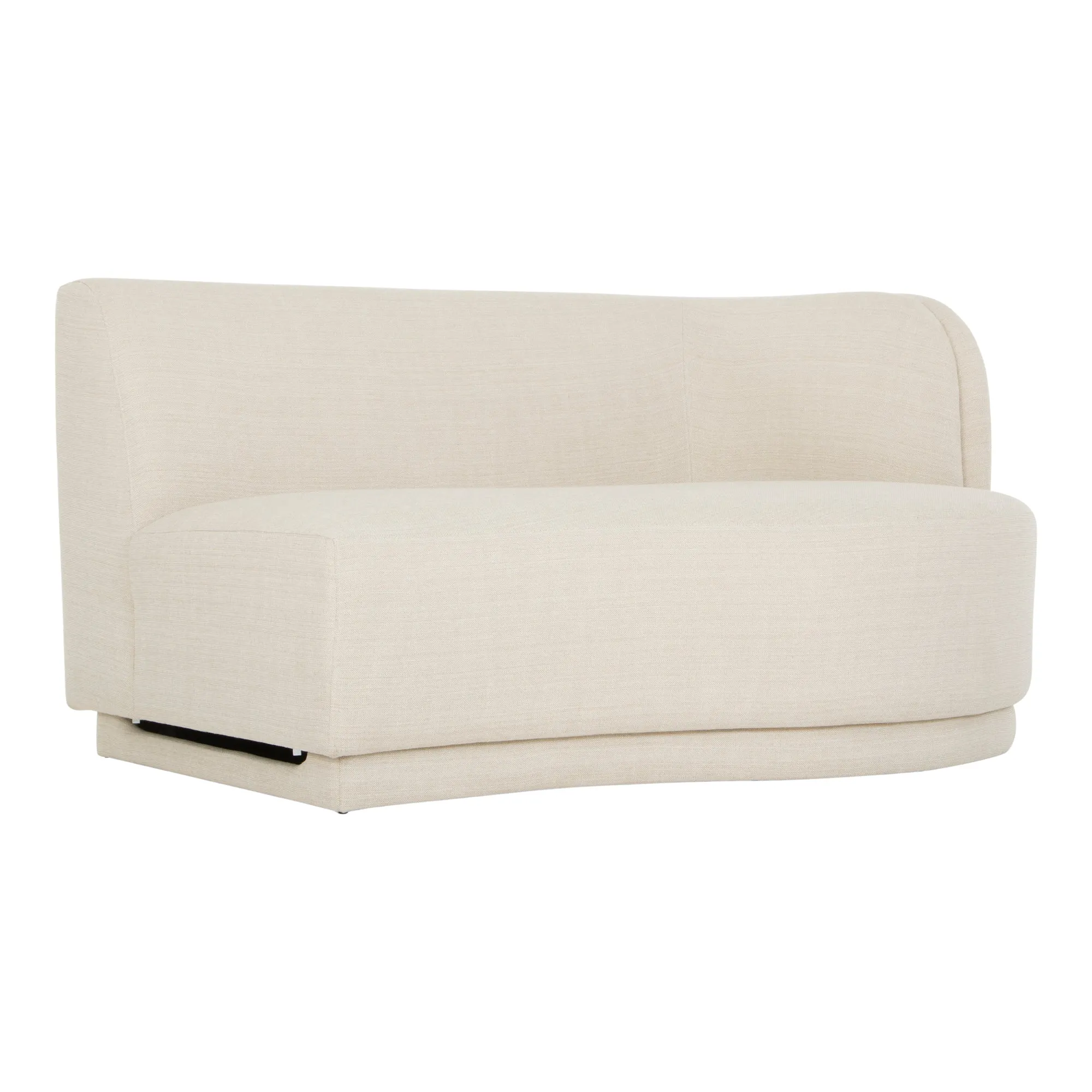 Yoon 2 Seat Chaise Right Cream