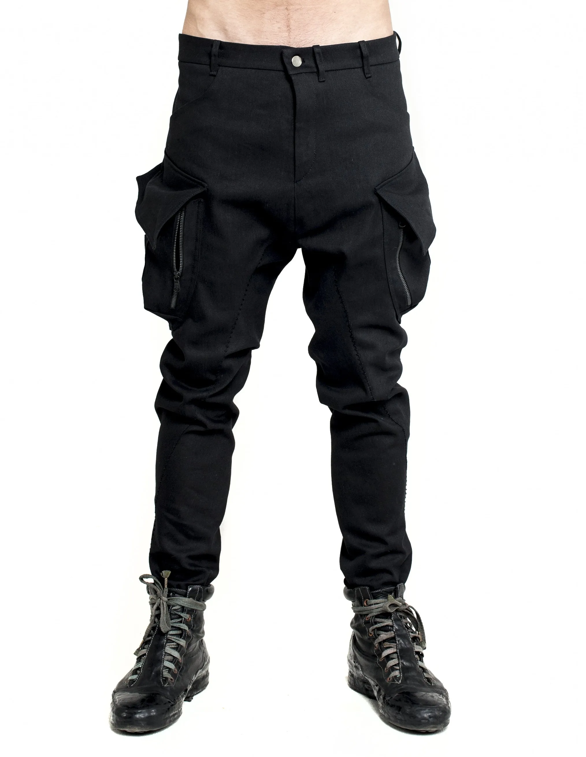 Zipped Cargo Pants