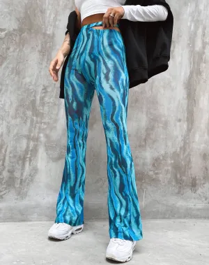 Zola Flare Trouser in Tropical Rave